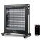 ELECTRIC HEATER  R-8022 QUARTZ 2400W BLACK ΧΑΛΑΖΙΑ ΜΕ R/C